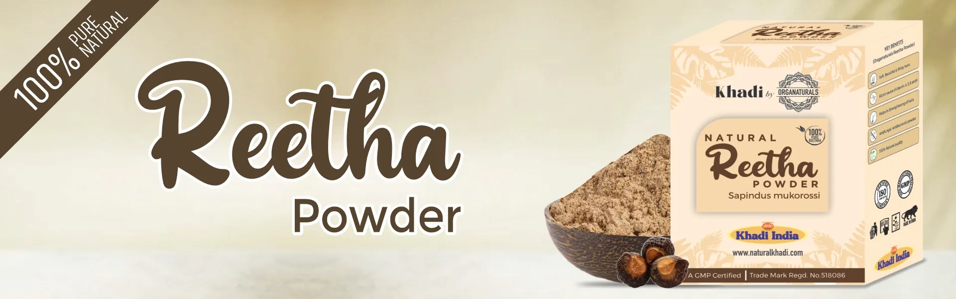 Reetha Powder - www.dkihenna.com
