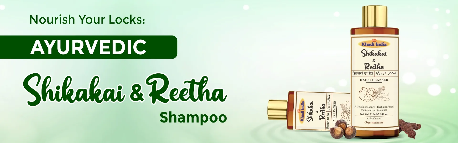 Shikakai & Reetha shampoo - www.dkihenna.com