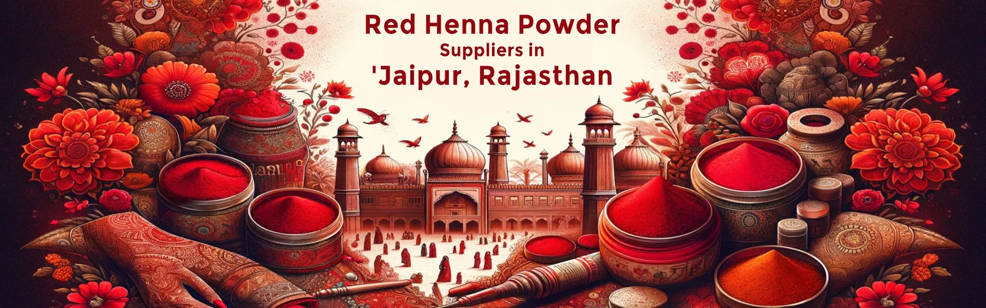 Red Henna Powder supplier - www.dkihenna.com