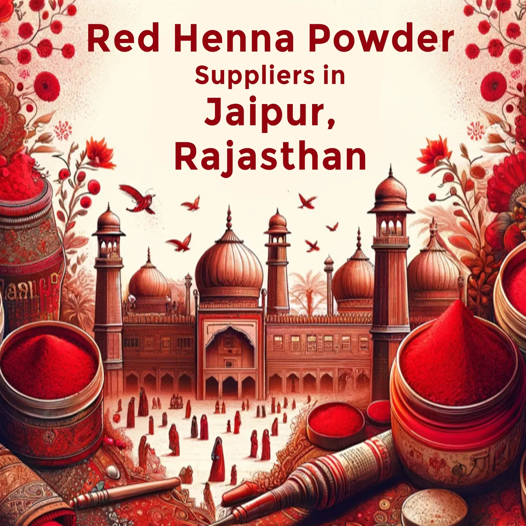 Red Henna supplier in jaipur - www.dkihenna.com