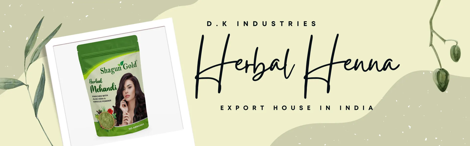 Herbal Henna export house in India - www.dkihenna.com
